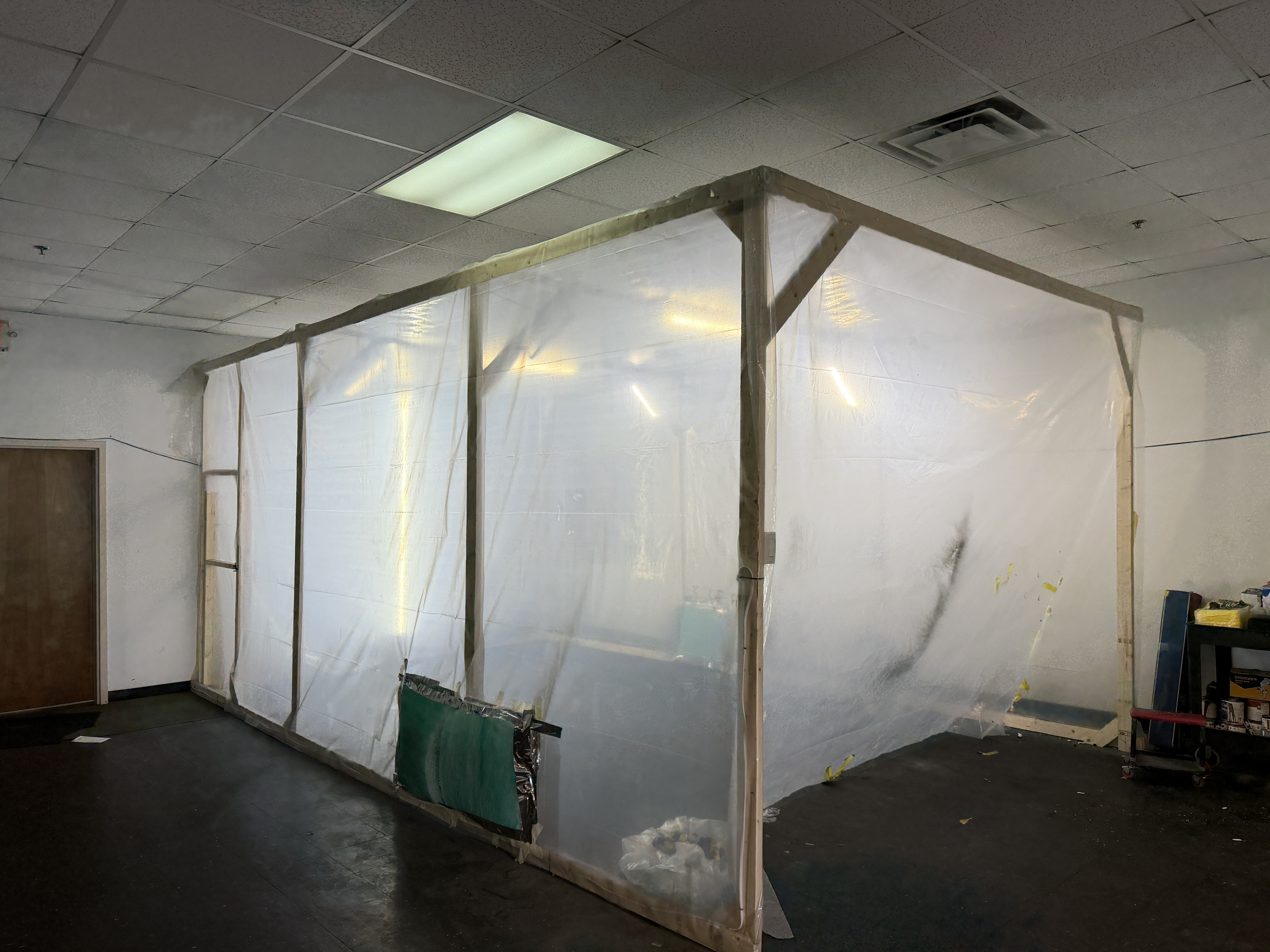 Before: commercial space cleanout